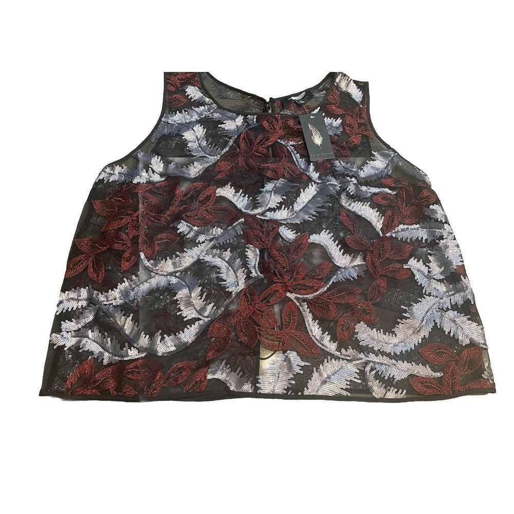 New Fair‎ Child unique sequined Lace Top Size 1X